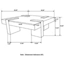 Samira - Square Solid Wood Coffee Table - Natural Sheesham - Atlantic Fine Furniture Inc
