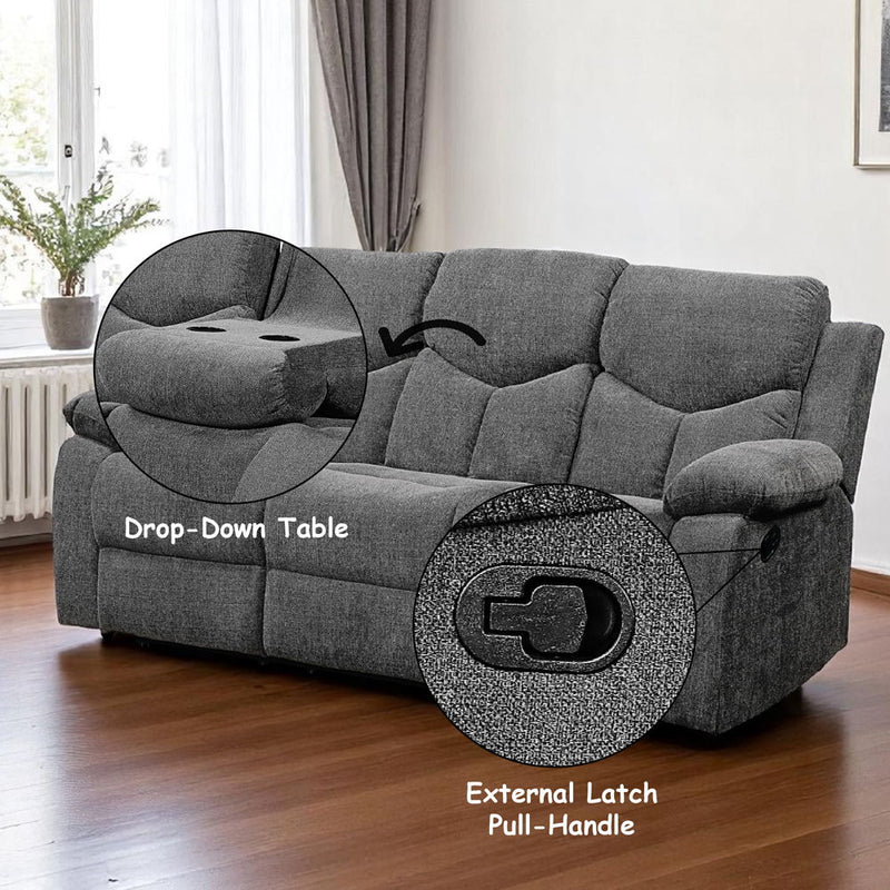 Kalen - Sofa - Gray Chenille