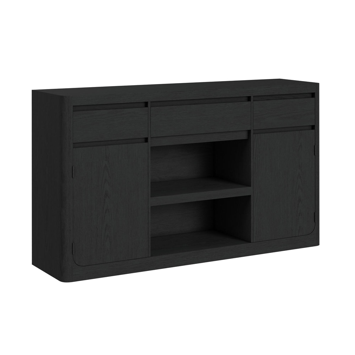 Rosalie Dining Room Server in Black by Elements International, view 2