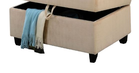 Belville - Elegant Ottoman With Storage