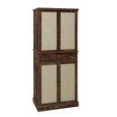 4 Door Storage Cabinet With 1 Drawer, With 4 Adjustable Inner Shelves