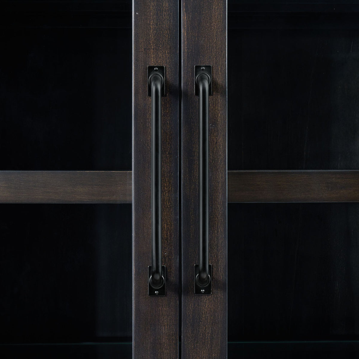 Montrose Server And Hutch With LED Light in Espresso And Brown by Elements International, view 6