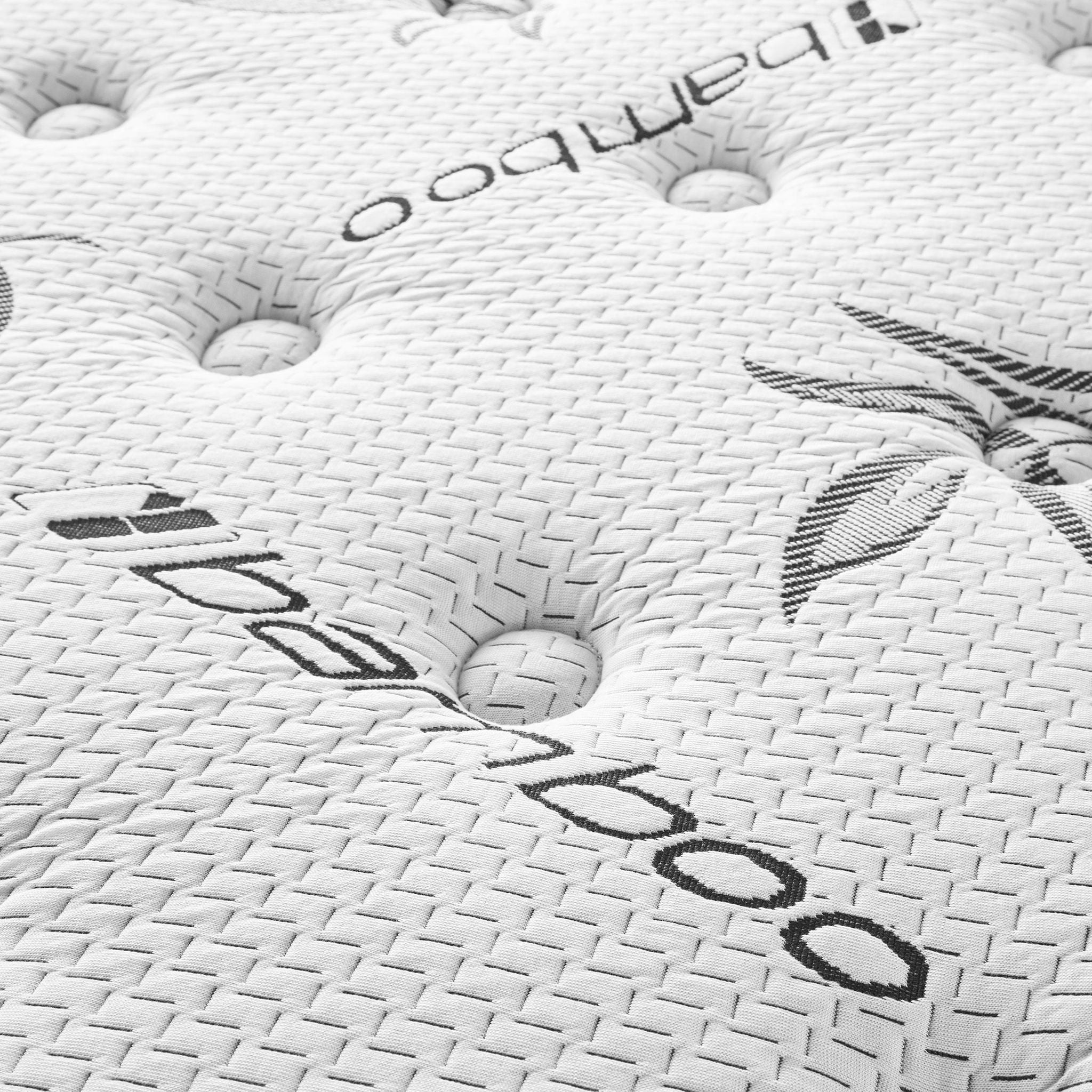 Sommet 13-inch Twin Bamboo Euro Top Memory Foam Hybrid Mattress