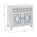 Noralie - Cabinet - Mirrored & Faux Diamonds
