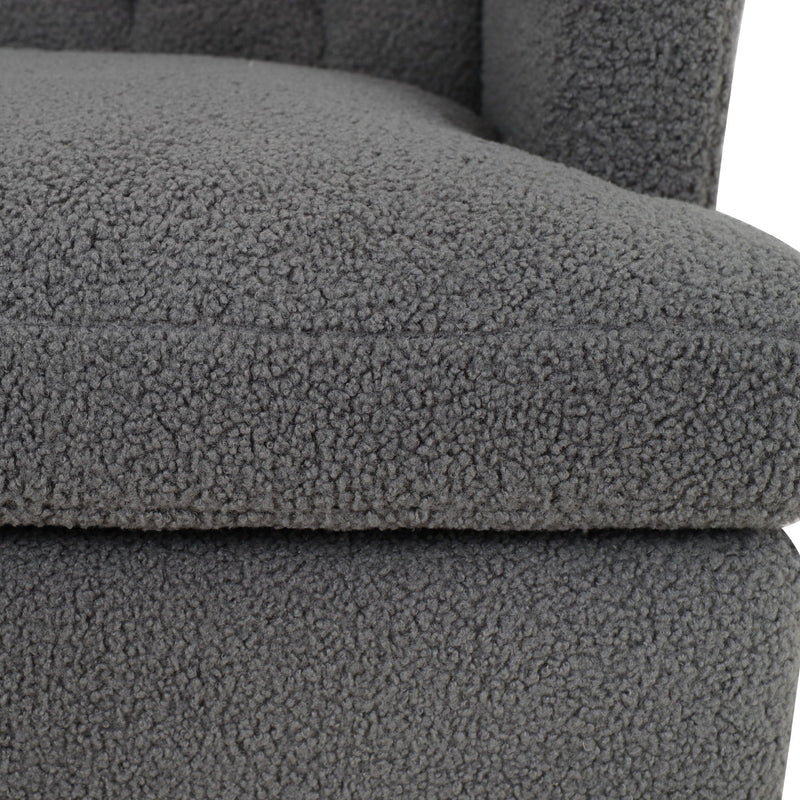 Upholstered Accent Chair Tufted Armchair For Living Room And Bedroom