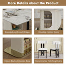 Modern Dining Table Set With Storage, Includes Chairs