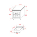 Maloise - Nightstand - White