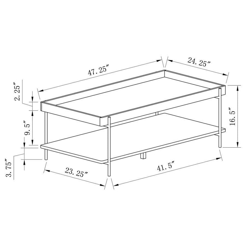 Fallon - Rectangular Coffee Table Set