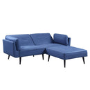 Nafisa - Sofa - Blue Fabric - Atlantic Fine Furniture Inc