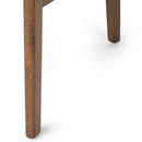 Elegant Fabric Dining Chair With Cushioned Seat And Wood Frame - Mint