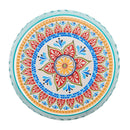 Ruby - Boho Mosaic Side Table With Ceramic Tile Top