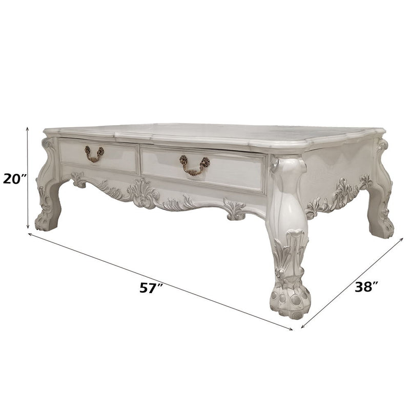 Dresden - Coffee Table - Bone White