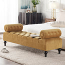 Lewis Bolster - Arm Entryway Bench