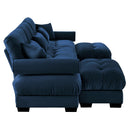 Super Comfort Oversized Modular Sectional Sofa With Movable Ottoman