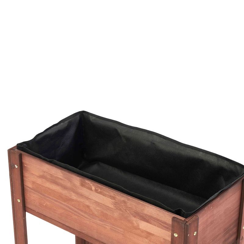 Raised Garden Bed With Legs, Elevated Planter Box For Outdoor Plants