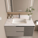 Bianco Carrara Venato Marble Vanity Top With Pre Drilled Faucet Hole And Undermount Sink
