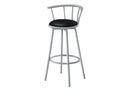Swivel Stool Bar Height, Stylish Design Contemporary & Modern (Set of 2)