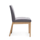 Contemporary Dining Chair SetWith Upholstered Fabric