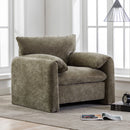 Modern Style Chenille Oversized Armchair Accent Chair Single Sofa Lounge Chair For Living Room, Bedroom