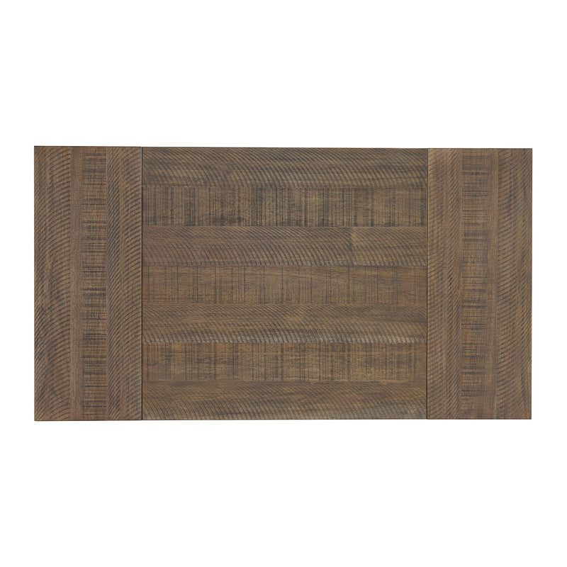 Farmington - Rectangular Dining Table - Medium Brown And Washed Stone