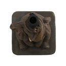 Charming Elephant Umbrella Base With Concrete Design - Gray