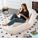 Contemporary Folding Sofa Chair With 5 Adjustable Positions For Gaming, Meditation, And Relaxation