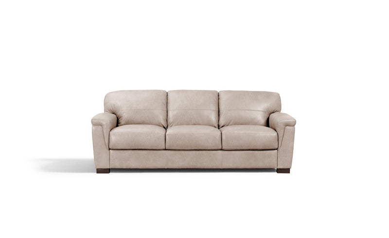 Cornelia - Leather Sofa - Beige