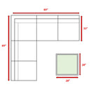 Seating Set With Cushions Handcrafted Wicker Design