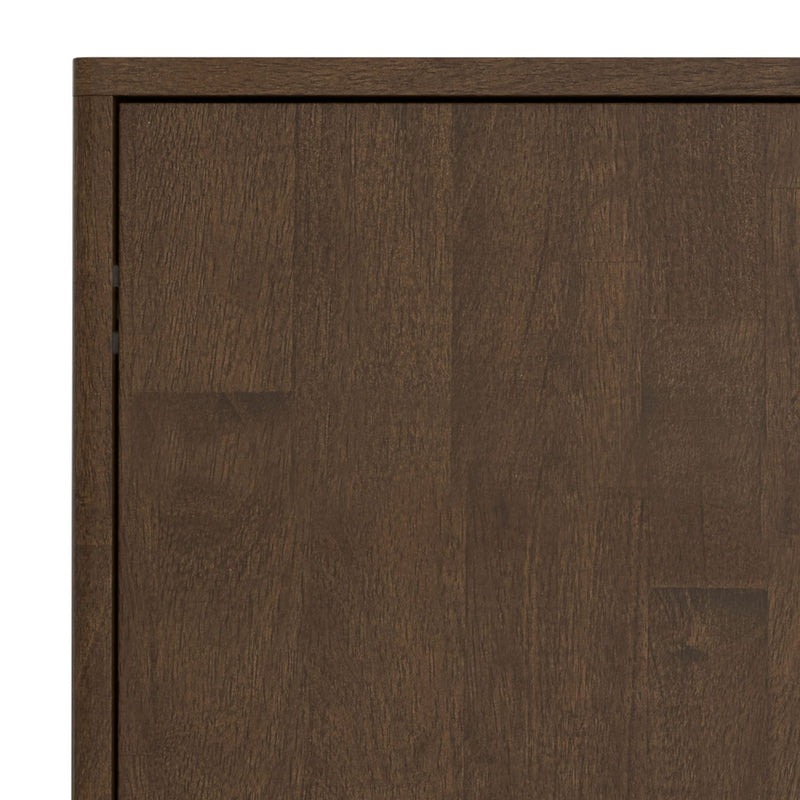 Harper - 3 Door Sideboard Buffet / Storage Cabinet - Walnut Brown