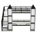 Castle Shaped Bunk Bed With Wardrobe And Storage
