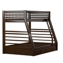 ACME Jason Twin/Full Bunk Bed, Espresso 02020W