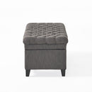 Juliana - Storage Ottoman With Birch Legs