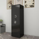 Gun Safes For Home Rifle And Pistols, Fingerprint Electronic Safe With Quick Access, Detachable Partition - Black