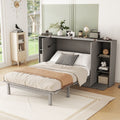 Murphy Bed With Shelves, Drawers And USB Ports