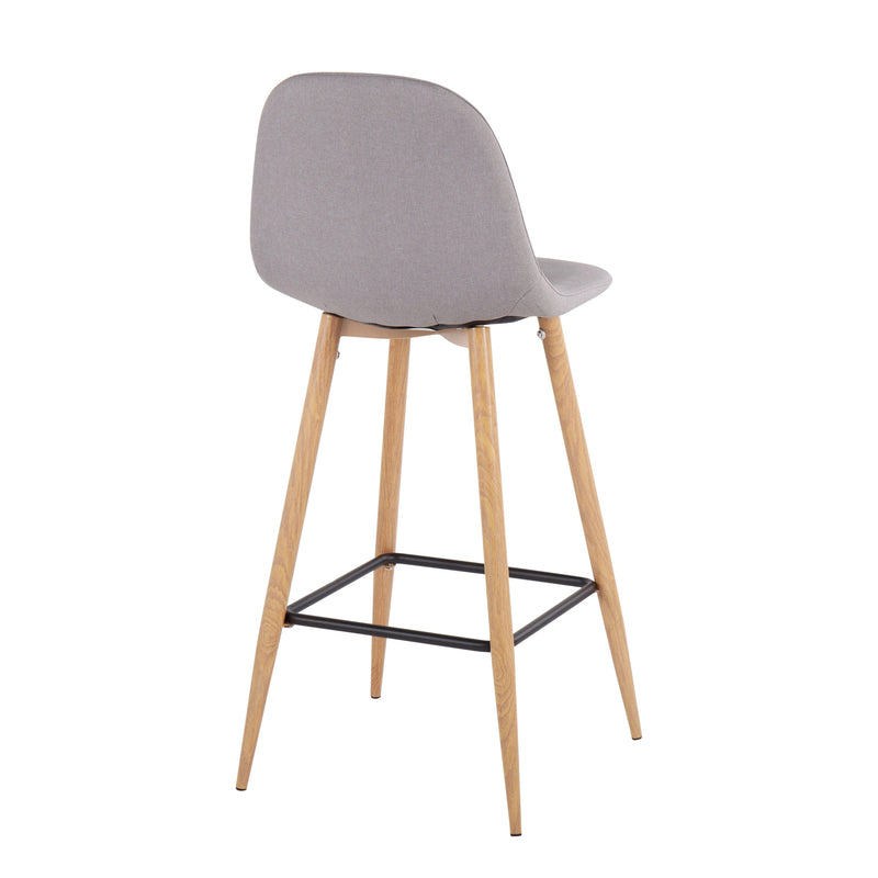 Pebble - Mid Century Modern Barstool (Set of 2)