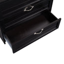 Low Twin Size Loft Bed with Cabinets, Shelves and Slide - Espresso(OLD SKU :LP000503AAP)