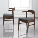 Dakota - Mid-Century Modern Velvet Dining Chair (Set of 2)