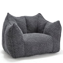 Comfortable Chenille Sofa Chairs With Highly Resilient Foam For Living Rooms And Bedrooms