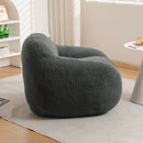 Giant Bean Bag Chair, Spacious Memory Foam With Armrests