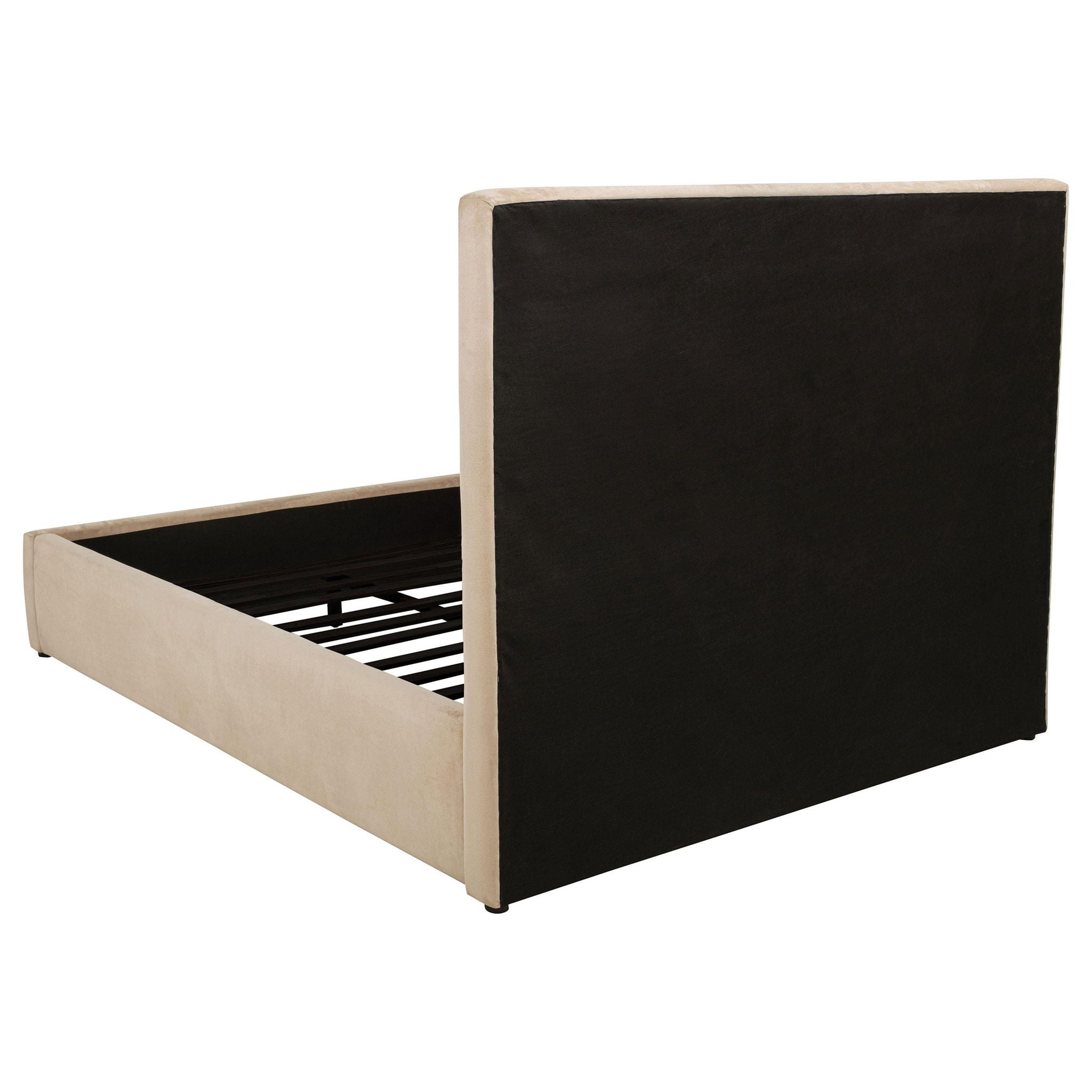 Lawson 54-inch Upholstered Queen Platform Bed Light Saddle