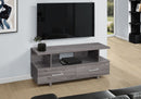 TV Stand, Console, Media Entertainment Center, Storage Cabinet, Elegant Design - Gray
