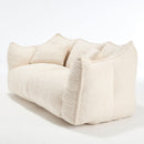 Comfortable Dual Beanbag Chair With High Resilience Foam Core For 2 People