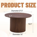 Modern Circular Coffee Table Cylindrical Design