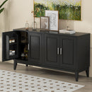 4 Door Sideboard Storage Cabinet With Door Shelf