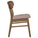Dortch - Dining Side Chair (Set of 2) - Walnut And Brown