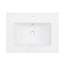 Premium Rectangular Vanity Top With Single Faucet Hole And Overflow
