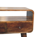 Solid Wood Curved Console Table