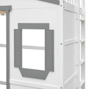 Elegant House Loft Bed With Ladder