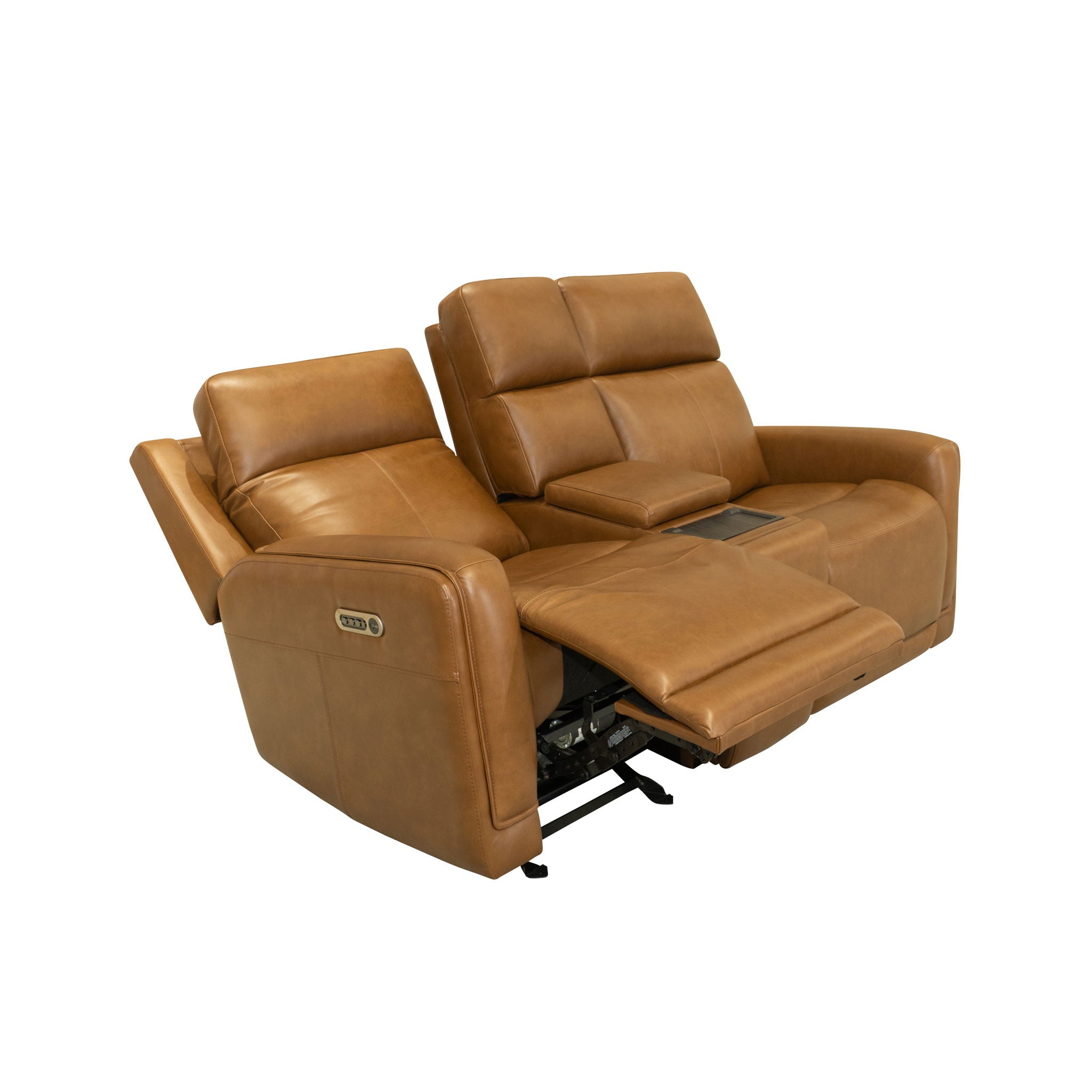 Alister - Power Gliding Loveseat With Console, Power Headrests & Lumbar