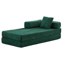 Floor Couch, Convertible Floor Sofa Bed With Pillow Back Support Armrest